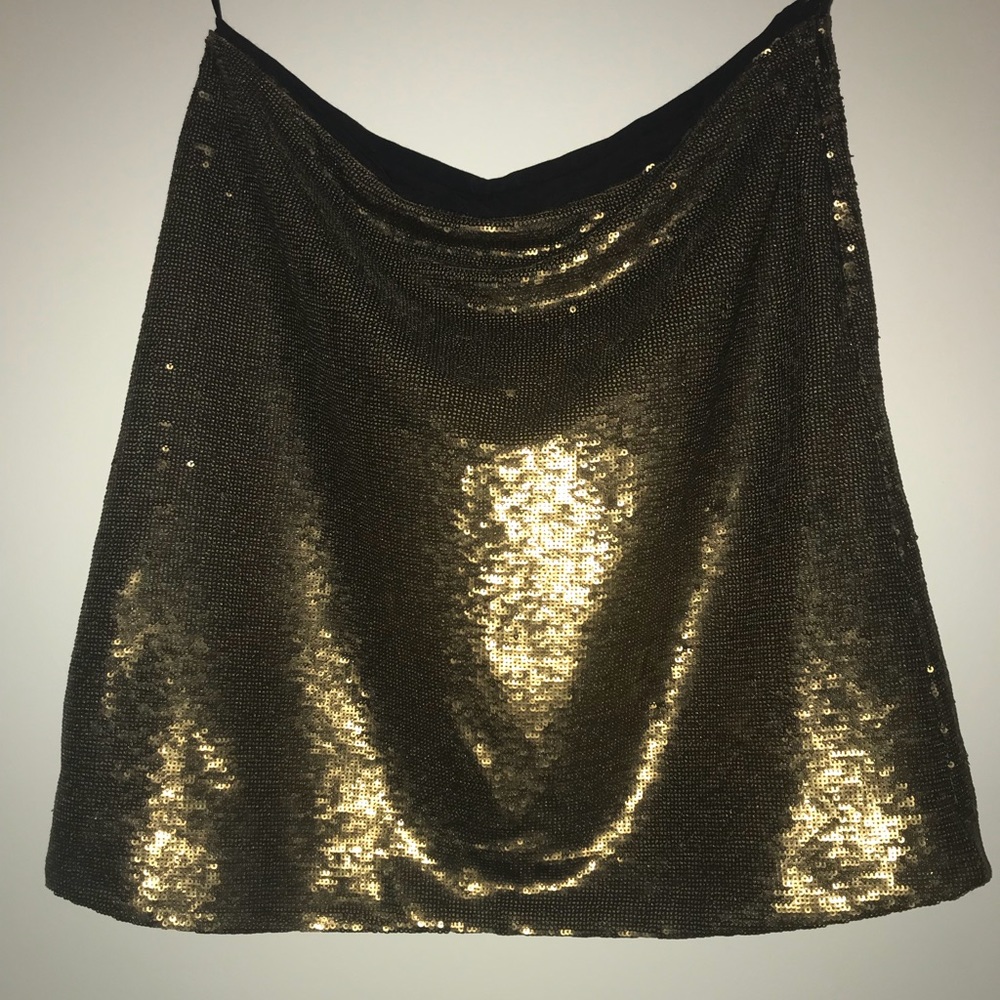 Sequin mini skirt
